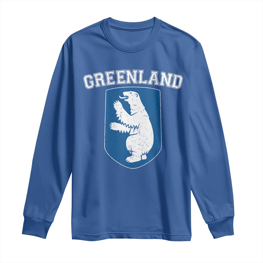 Greenland Long Sleeve Shirt Polar Bear Vintage Political Protest