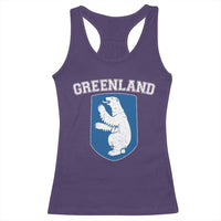 Greenland Racerback Tank Top Polar Bear Vintage Political Protest