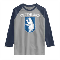 Greenland Raglan Shirt Polar Bear Vintage Political Protest