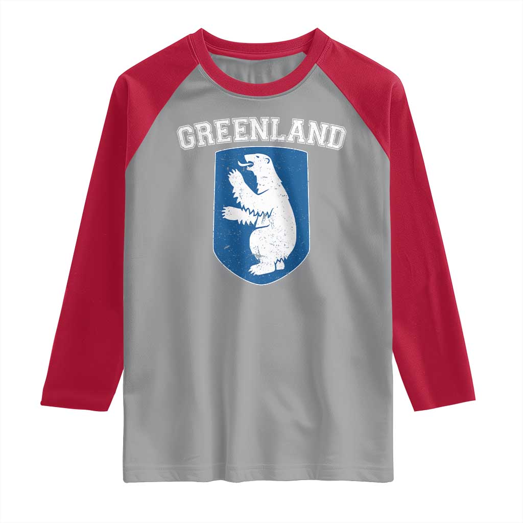 Greenland Raglan Shirt Polar Bear Vintage Political Protest