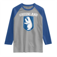 Greenland Raglan Shirt Polar Bear Vintage Political Protest