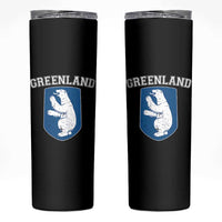 Greenland Skinny Tumbler Polar Bear Vintage Political Protest