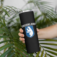 Greenland Skinny Tumbler Polar Bear Vintage Political Protest