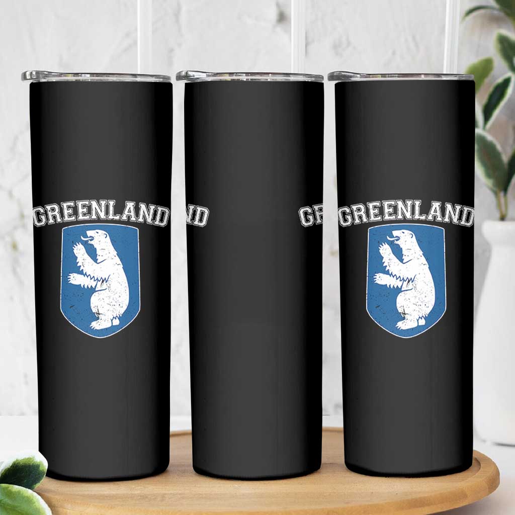Greenland Skinny Tumbler Polar Bear Vintage Political Protest