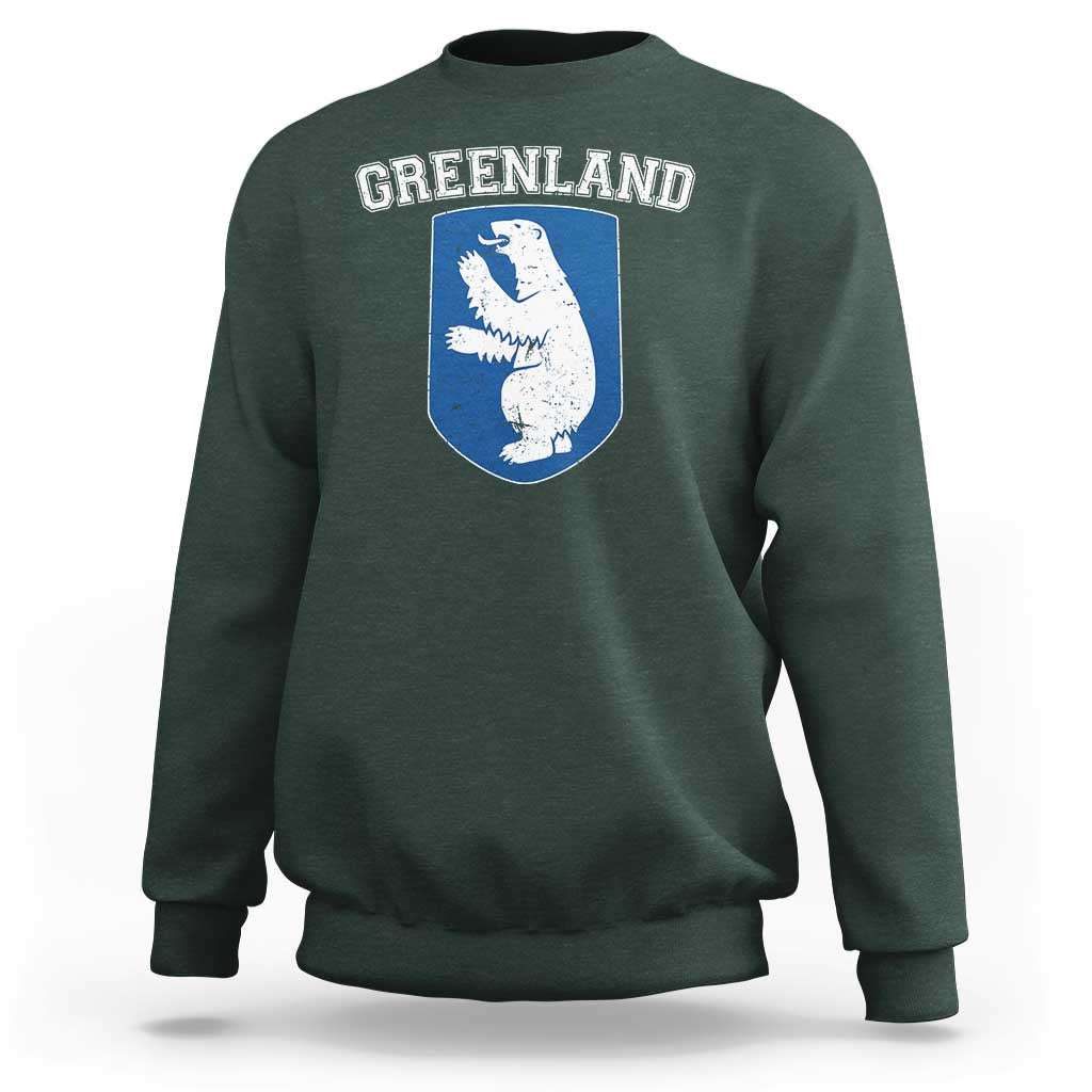 Greenland Sweatshirt Polar Bear Vintage Political Protest