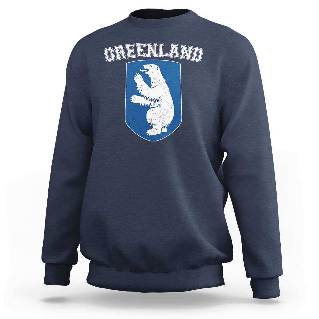 Greenland Sweatshirt Polar Bear Vintage Political Protest