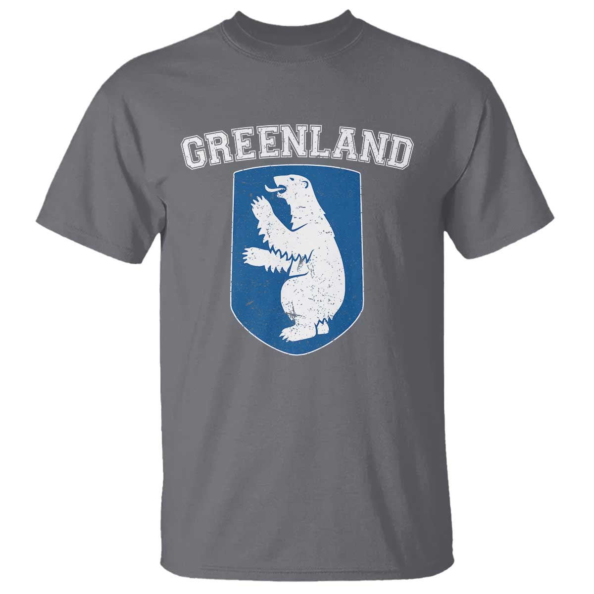 Greenland T Shirt Polar Bear Vintage Political Protest