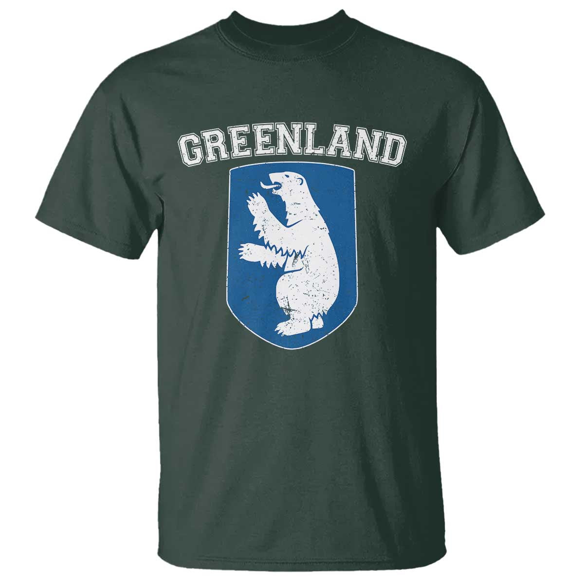 Greenland T Shirt Polar Bear Vintage Political Protest