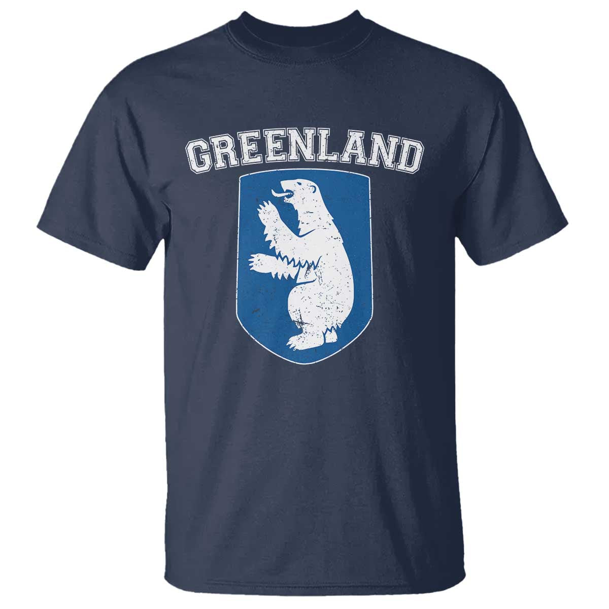 Greenland T Shirt Polar Bear Vintage Political Protest