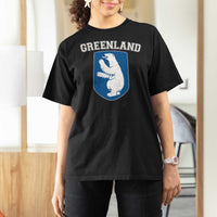 Greenland T Shirt For Women Polar Bear Vintage Political Protest