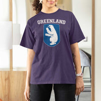 Greenland T Shirt For Women Polar Bear Vintage Political Protest