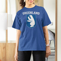 Greenland T Shirt For Women Polar Bear Vintage Political Protest