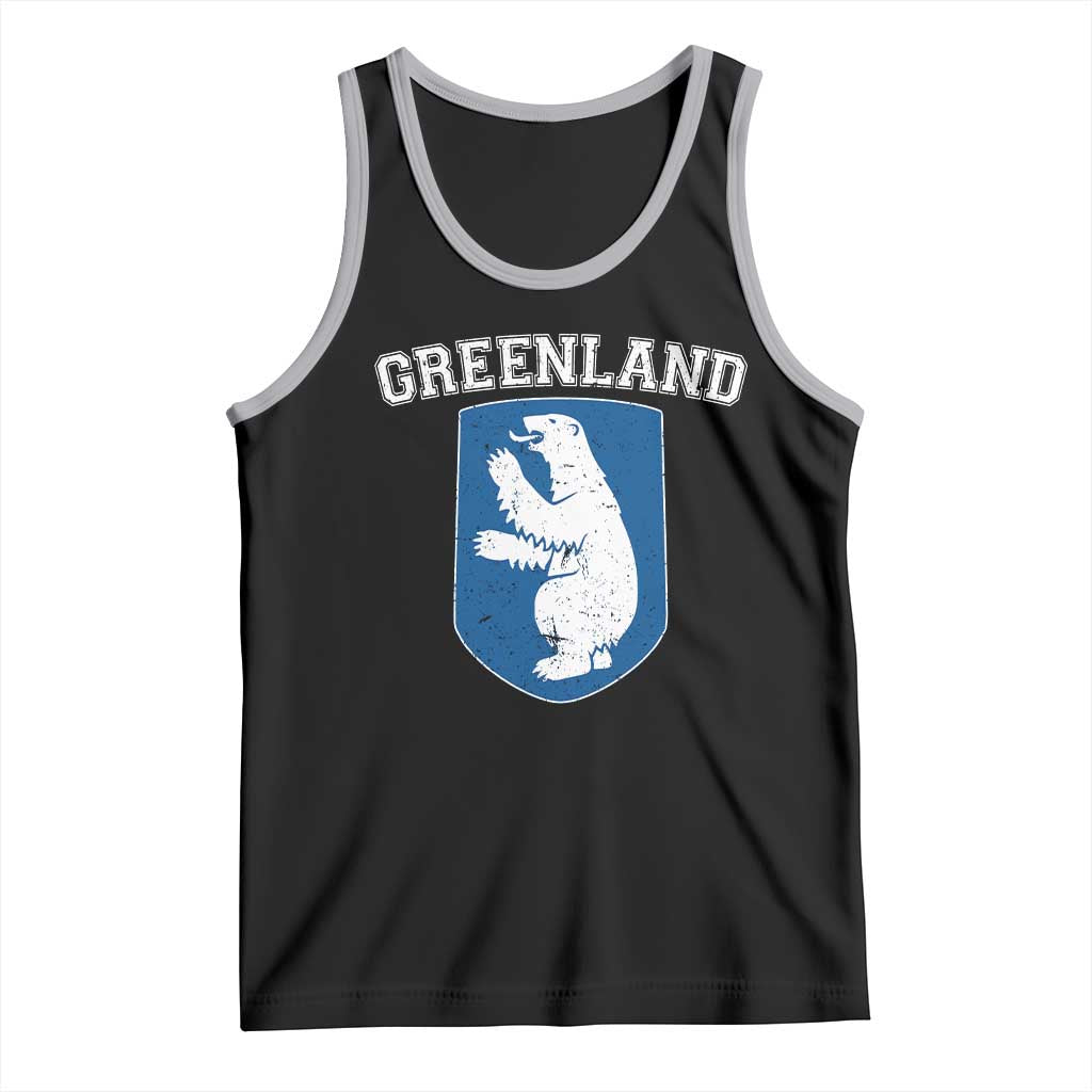 Greenland Tank Top Polar Bear Vintage Political Protest
