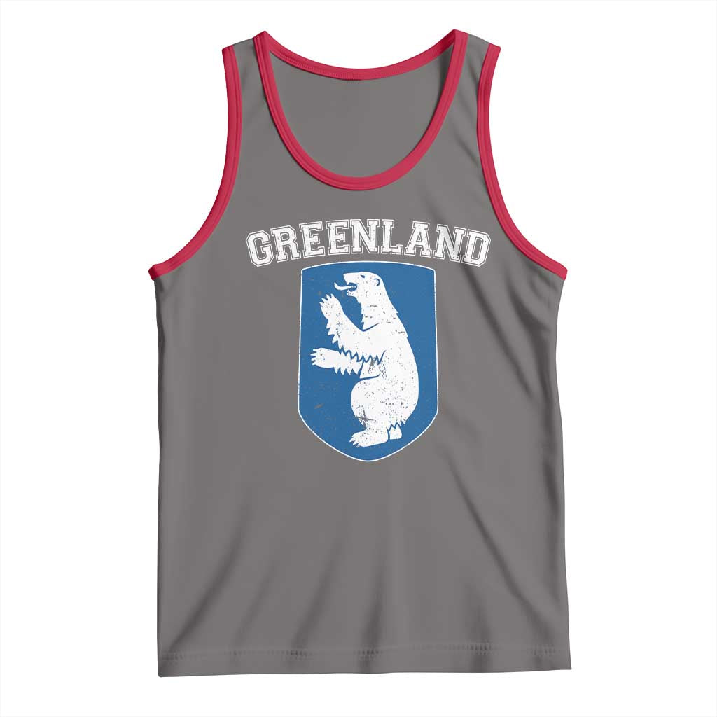 Greenland Tank Top Polar Bear Vintage Political Protest