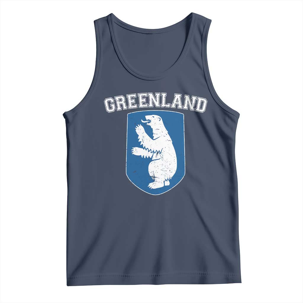 Greenland Tank Top Polar Bear Vintage Political Protest