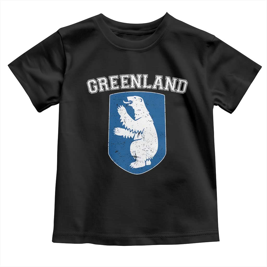 Greenland Toddler T Shirt Polar Bear Vintage Political Protest