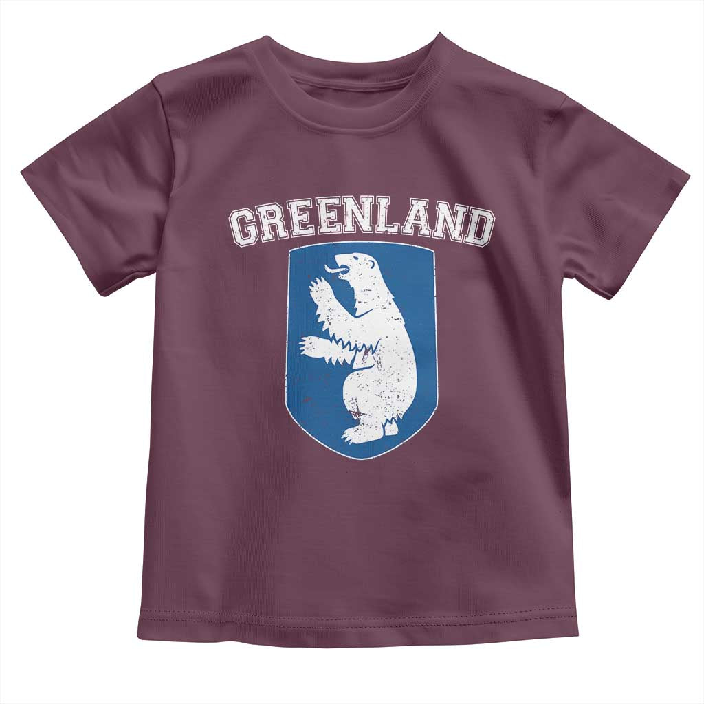 Greenland Toddler T Shirt Polar Bear Vintage Political Protest