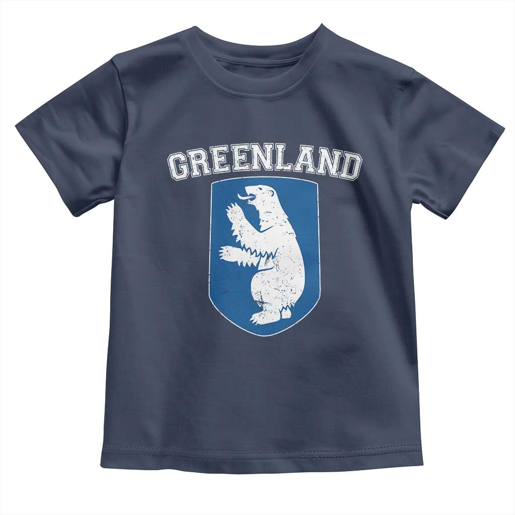 Greenland Toddler T Shirt Polar Bear Vintage Political Protest