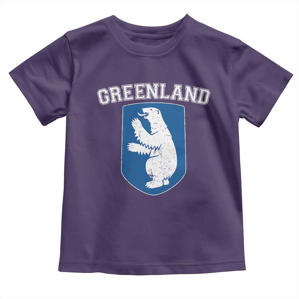 Greenland Toddler T Shirt Polar Bear Vintage Political Protest