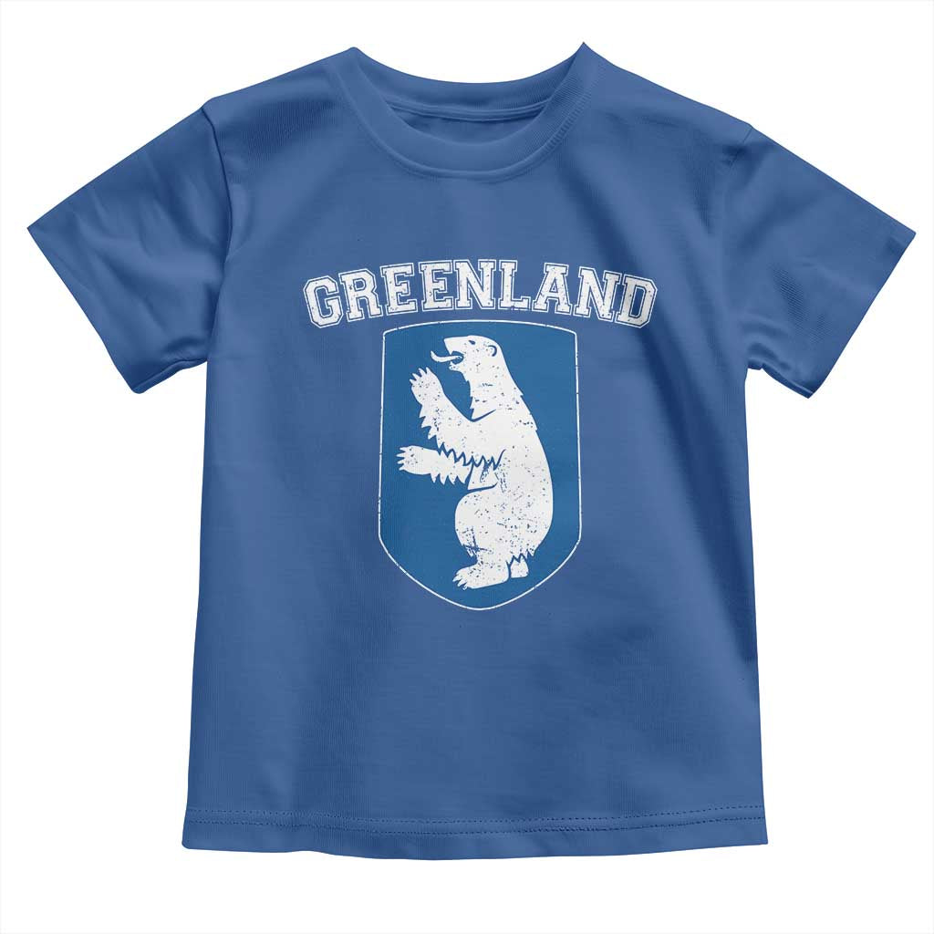 Greenland Toddler T Shirt Polar Bear Vintage Political Protest