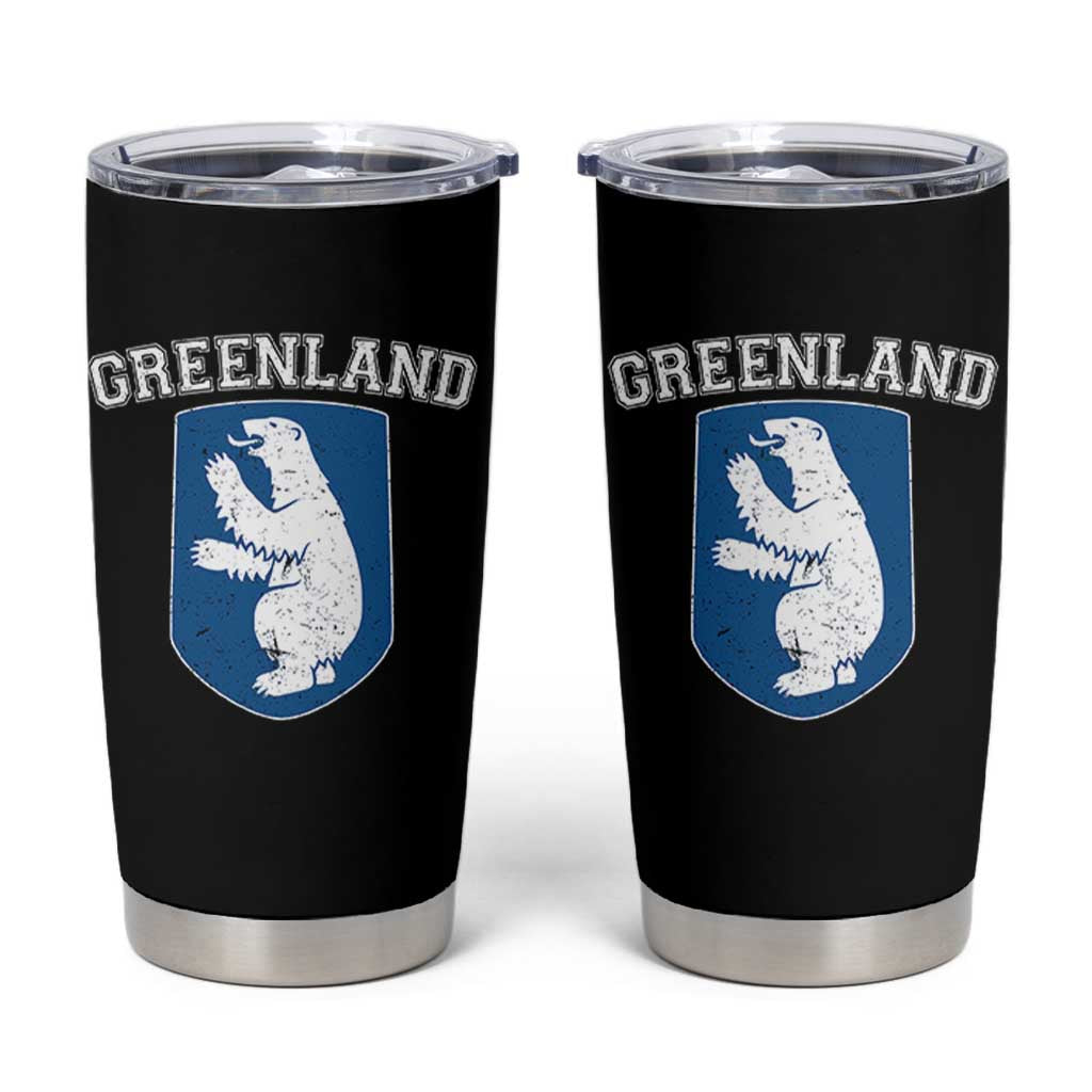 Greenland Tumbler Cup Polar Bear Vintage Political Protest