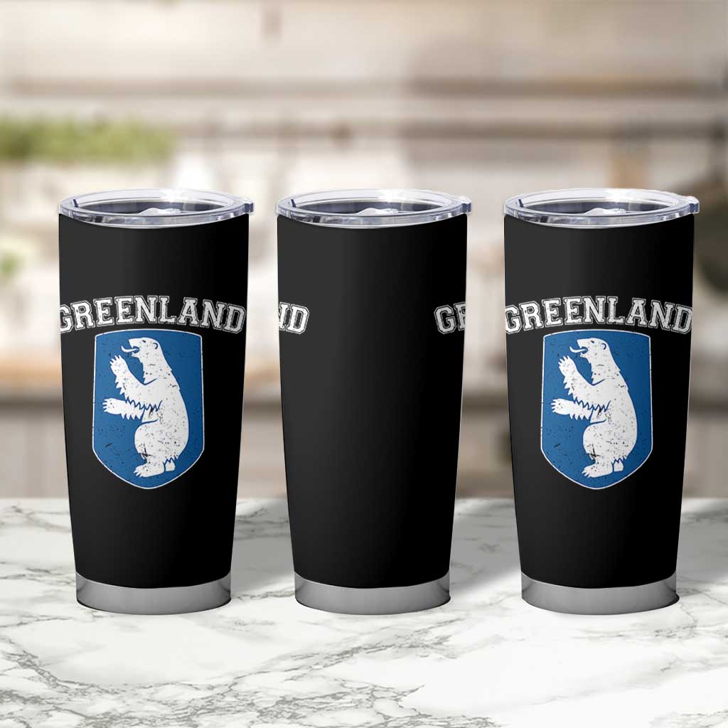 Greenland Tumbler Cup Polar Bear Vintage Political Protest