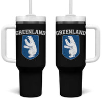 Greenland Tumbler With Handle Polar Bear Vintage Political Protest