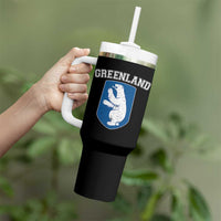 Greenland Tumbler With Handle Polar Bear Vintage Political Protest