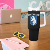 Greenland Tumbler With Handle Polar Bear Vintage Political Protest