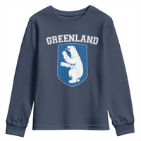 Greenland Youth Sweatshirt Polar Bear Vintage Political Protest