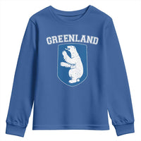 Greenland Youth Sweatshirt Polar Bear Vintage Political Protest