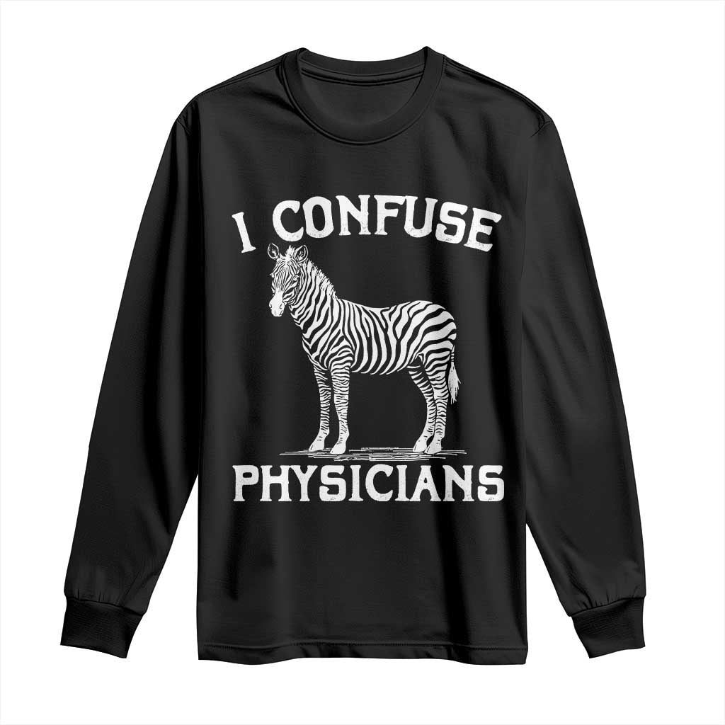 Rare Disease Awereness Long Sleeve Shirt Zebra Ribbon Cancer Warrior Gift