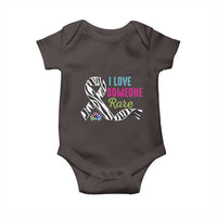 Rare Disease Awereness Baby Onesie I Love Someone Rare Zebra Ribbon