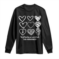 CHD Heart Disease Awareness Long Sleeve Shirt In February We Wear Red