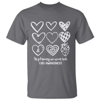 CHD Heart Disease Awareness T Shirt In February We Wear Red