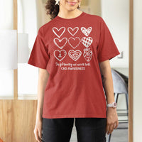 CHD Heart Disease Awareness T Shirt For Women In February We Wear Red