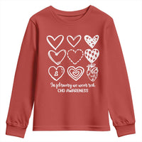 CHD Heart Disease Awareness Youth Sweatshirt In February We Wear Red