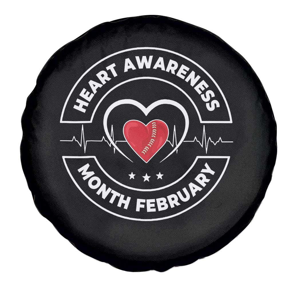 CHD Heart Disease Awareness Spare Tire Cover American Heart Health Month February