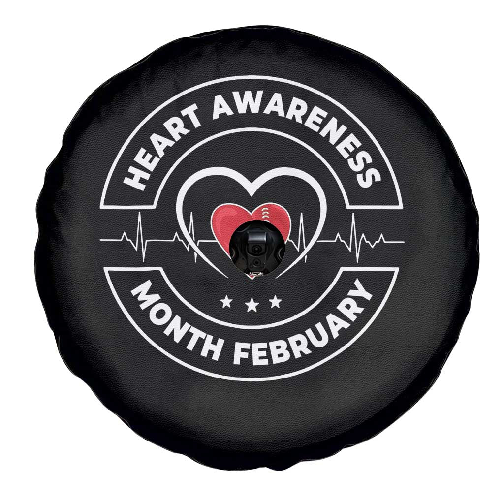 CHD Heart Disease Awareness Spare Tire Cover American Heart Health Month February