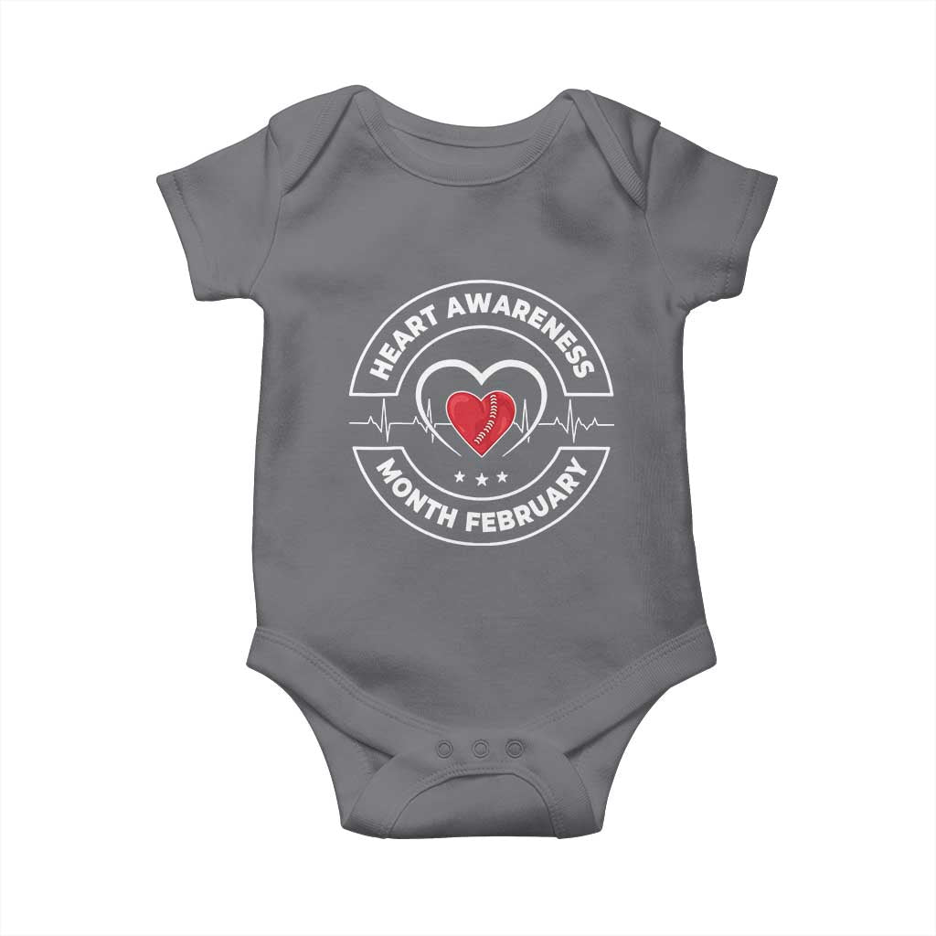 CHD Heart Disease Awareness Baby Onesie American Heart Health Month February