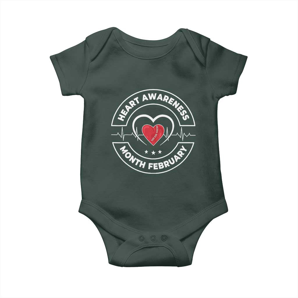 CHD Heart Disease Awareness Baby Onesie American Heart Health Month February