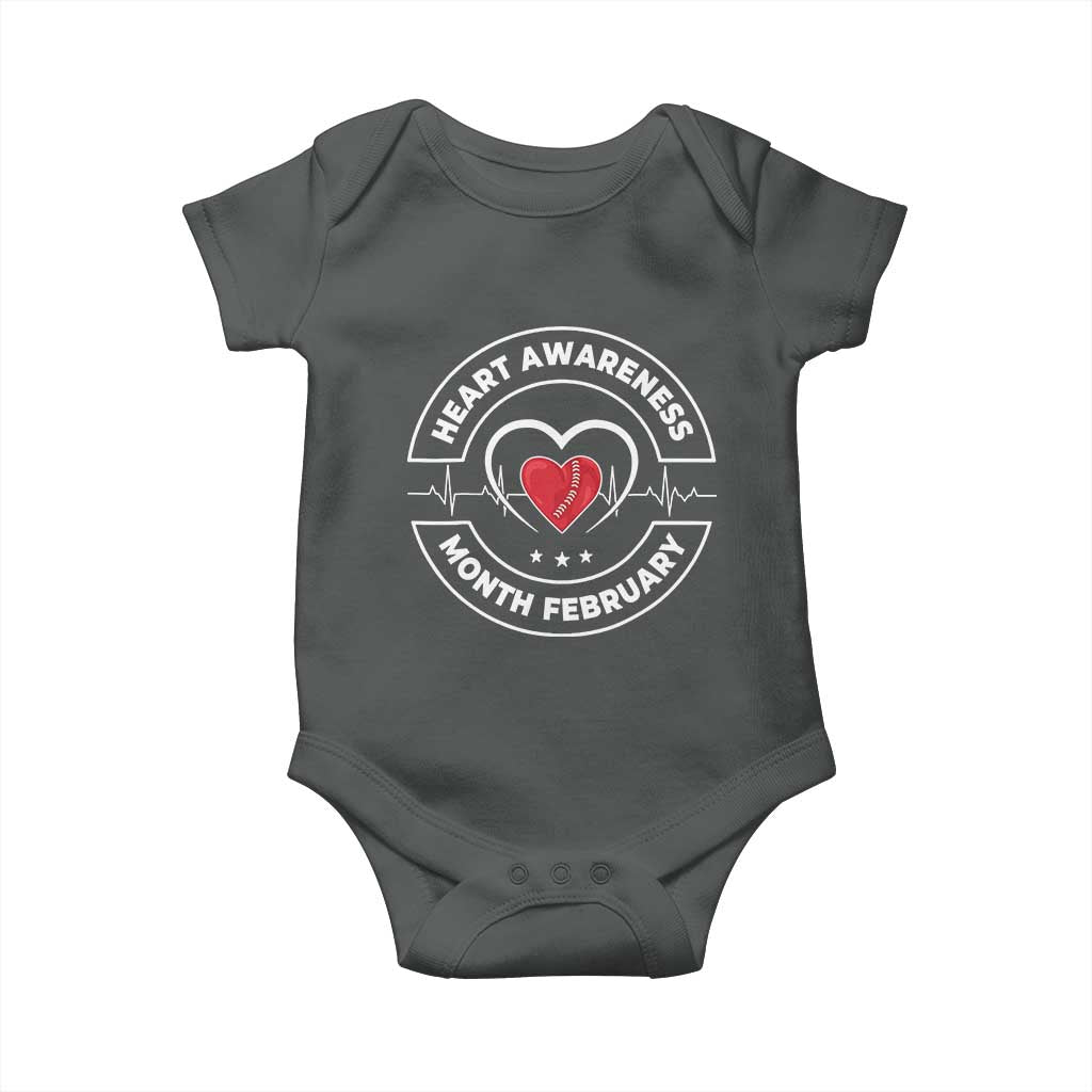 CHD Heart Disease Awareness Baby Onesie American Heart Health Month February