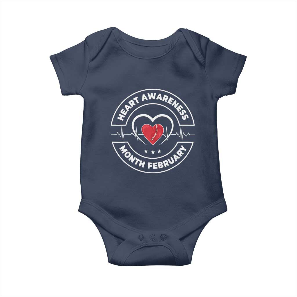 CHD Heart Disease Awareness Baby Onesie American Heart Health Month February