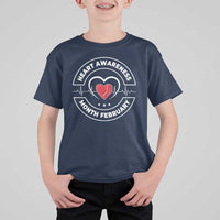 CHD Heart Disease Awareness T Shirt For Kid American Heart Health Month February