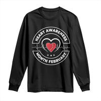 CHD Heart Disease Awareness Long Sleeve Shirt American Heart Health Month February