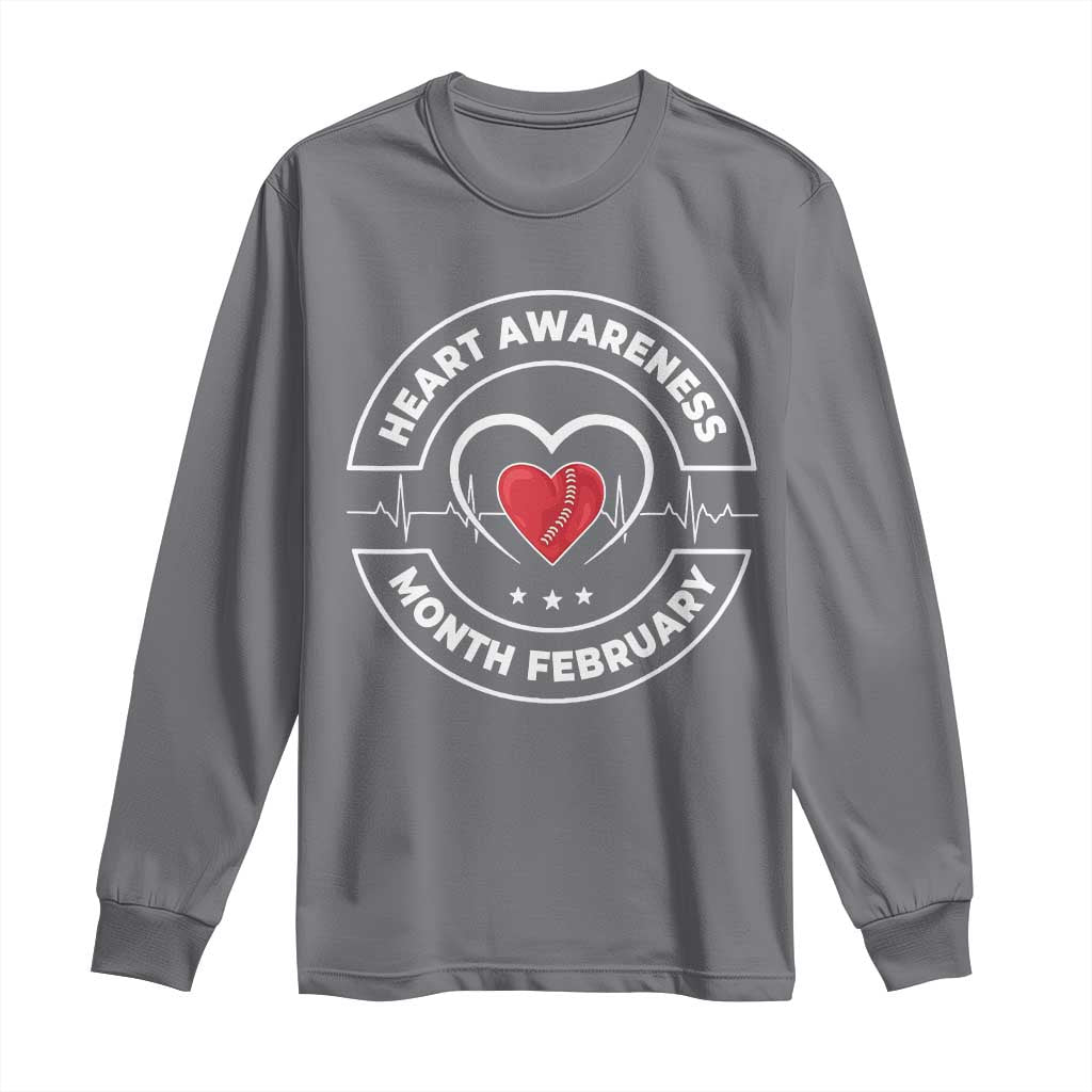 CHD Heart Disease Awareness Long Sleeve Shirt American Heart Health Month February