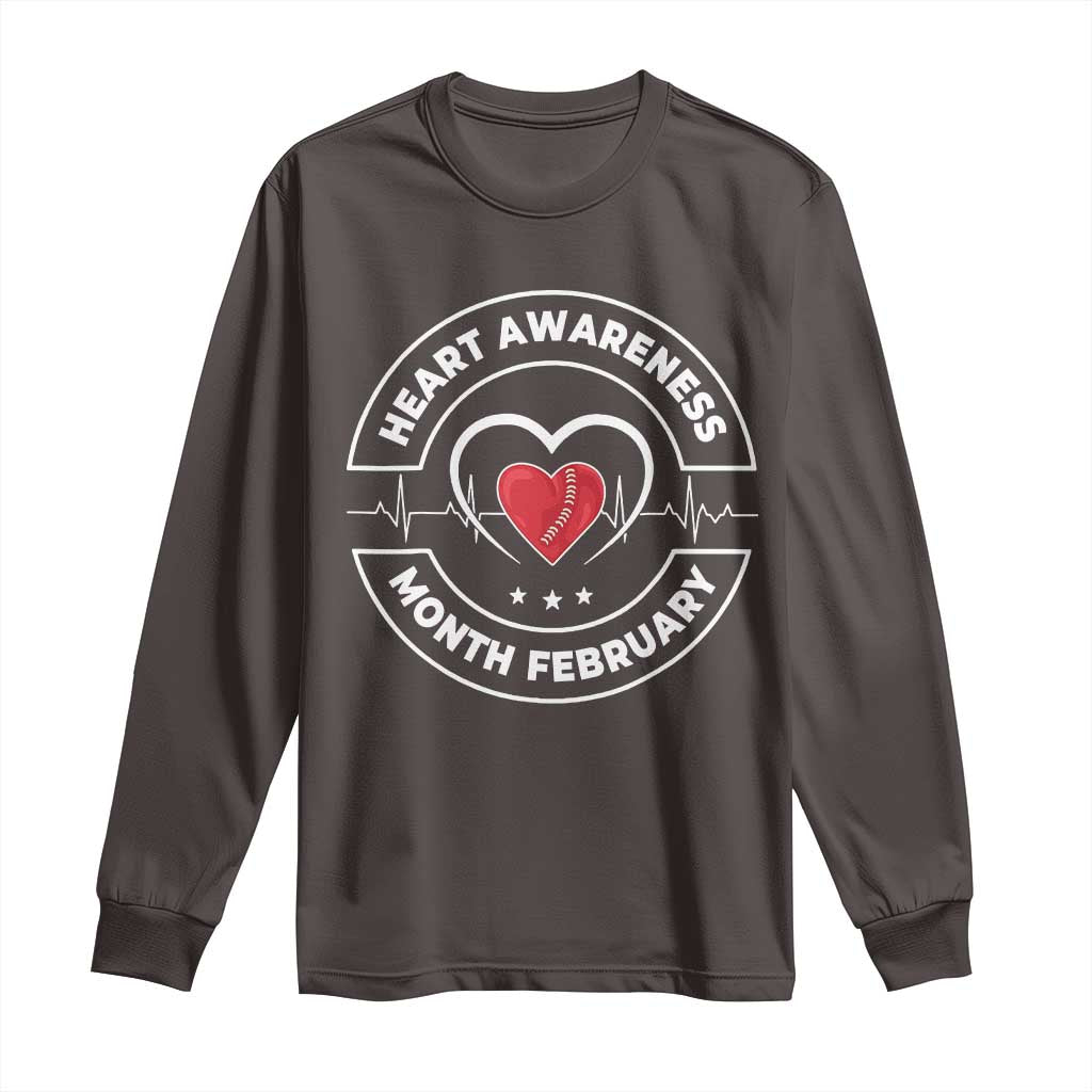 CHD Heart Disease Awareness Long Sleeve Shirt American Heart Health Month February