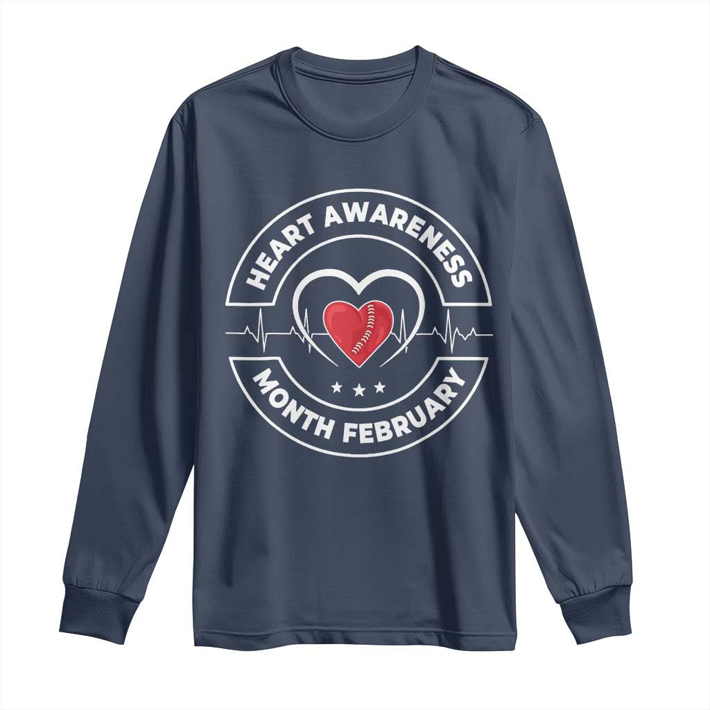 CHD Heart Disease Awareness Long Sleeve Shirt American Heart Health Month February