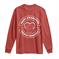 CHD Heart Disease Awareness Long Sleeve Shirt American Heart Health Month February