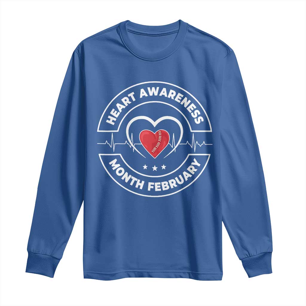 CHD Heart Disease Awareness Long Sleeve Shirt American Heart Health Month February